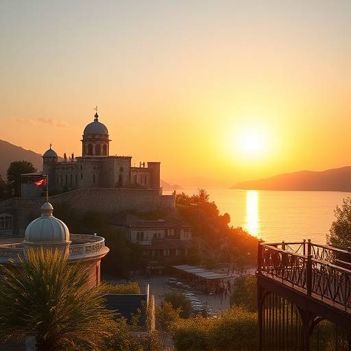 Bodrum Kalesi'nin manzarası