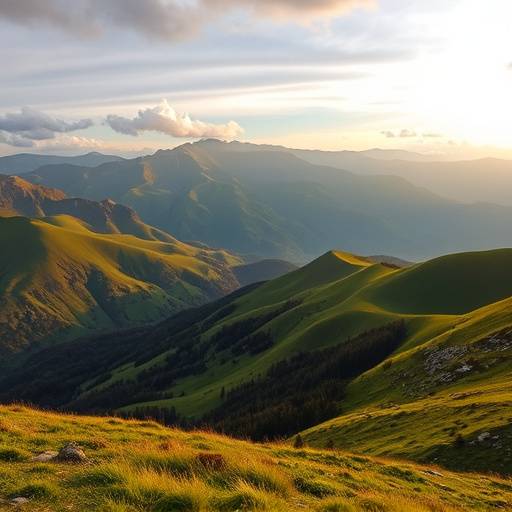 Rize Ayder Yaylası'nın manzarası